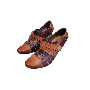 Spring Step L'Artiste Wondrous Ankle Bootie Womens 40 US 9 Multicolor Leather